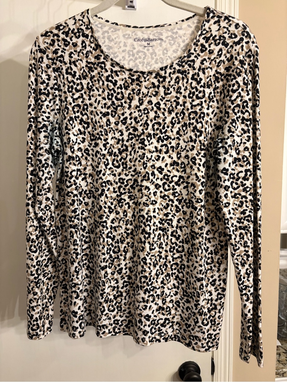 100% cotton long sleeve top